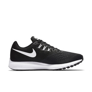 NIKE 耐克 Zoom Winflo 4 男子跑鞋 898466-001 黑白 40.5