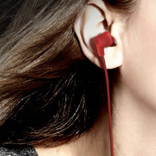 JBL T120A 入耳式有线耳机 绚丽红