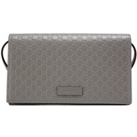 GUCCI 古驰 女士牛皮单肩斜挎包 466507 BMJ1G 1226 灰色 迷你