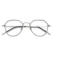 裴漾 1925 黑银纯钛眼镜框（赠1.60非球面镜片）