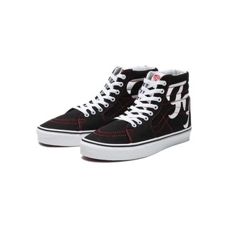 VANS 范斯 SK8-Hi Foo Fighters联名款 中性运动板鞋 VN0A4U3C2GB 黑/白 36