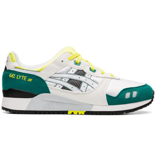 ASICS 亚瑟士 HyperGel-Lyte 3 OG 男子跑鞋 1191A266-100 白绿黄 42