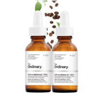 The Ordinary 5%咖啡因葡萄糖苷精华眼霜30ml*2去浮肿消肿