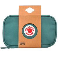 FJÄLLRÄVEN 北极狐 KANKEN TRAVEL WALLET系列 男女款手拿包 23781 664 霜绿色