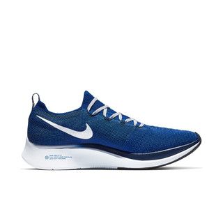 NIKE 耐克 Zoom Fly Flyknit 男子跑鞋 AR4561-400 深宝蓝 39