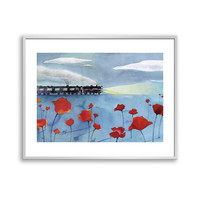 买买艺术 吉儿《在路上》50x40cm 版画纸 银色铝合金框