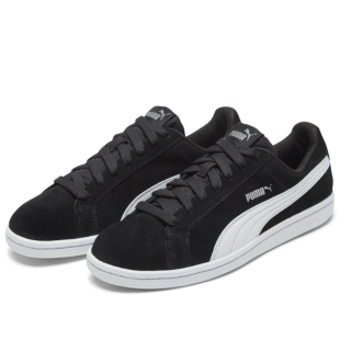 PUMA 彪马 SMASH系列 中性运动板鞋 361730-01 黑白色 37