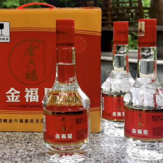 金六福 金福星 50%vol 白酒 475ml*6瓶 整箱装