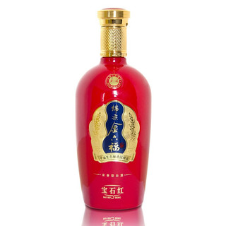 金六福 宝石红 50%vol 浓香型白酒 750ml 单瓶装