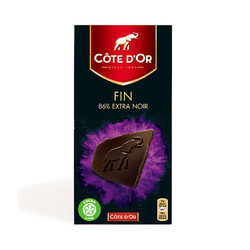 克特多金象(COTE DOR)86%可可黑巧克力--排装 100g/盒