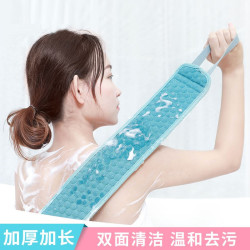 尚美德 搓澡神器拉背条双面搓澡巾搓背巾 强力浴花洗澡刷沐浴球洗澡巾 搓澡巾单个拉背巾