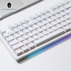 雷神（ThundeRobot）KG3104R 琉璃幻彩机械键盘 RGB灯条 霓虹混彩背光 104键 白色红轴