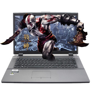 Hasee 神舟 战神 K760E-i7D2 17.3英寸 游戏本 灰色（酷睿i7-4710MQ、GTX 860M、8GB、128GB SSD+1TB HDD、1080P、IPS）