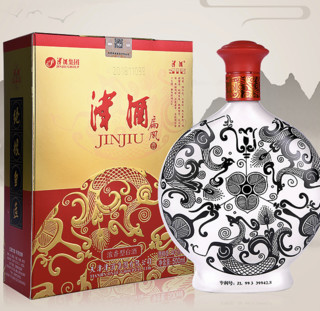 JINJIU 津酒 扁凤壶 40%vol 浓香型白酒 500ml 单瓶装