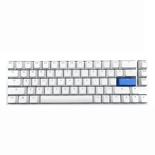 Ducky 吉利鸭 One2 SF 67键 有线机械键盘 白色 Cherry青轴 RGB