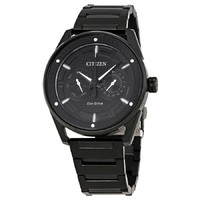 CITIZEN 西铁城 CTO Black Dial BU4025-59E 男士光动能腕表 