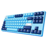 Akko 艾酷 3087DS 天空之境 87键 有线机械键盘 蓝色 ttc月白轴 无光