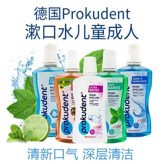 prokudent 必固登洁 漱 德国原装进口 正畸护龈漱口水 含氟无酒精 500ml