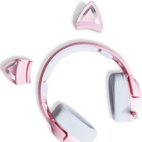 OLOEY NF8eEW6W 头戴式有线游戏耳机 粉色