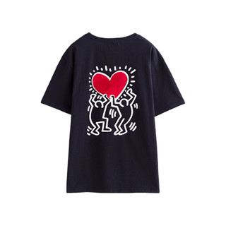 TOYOUTH 初语 Keith Haring联名系列 男女款短袖T恤 KH8120131139