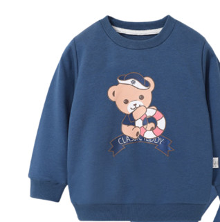 CLASSIC TEDDY 精典泰迪 儿童套装 水手熊-中蓝+邮章-中蓝、120cm