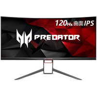 acer 宏碁 X34 P 34英寸 IPS 曲面 G-sync 显示器(3440×1440、120Hz、100%sRGB）