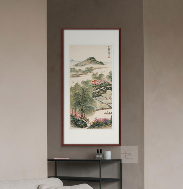 橙舍 贝聿玿《春风杨柳万千条》 120*60cm 装饰画 宣纸