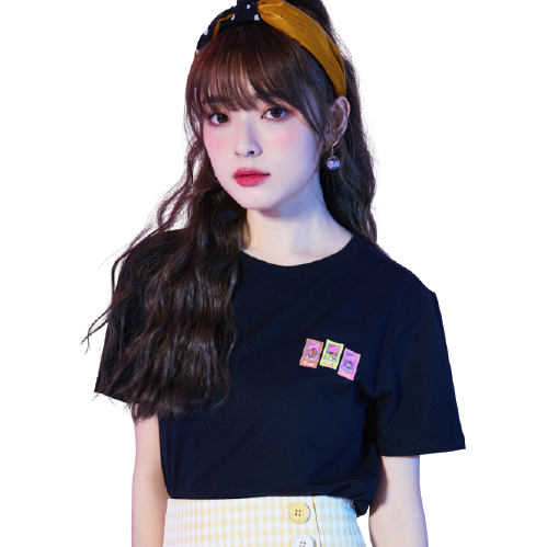 Puella 甜心怪兽联名款 女士短袖T恤 2A11386XTIP101