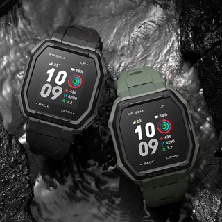 AMAZFIT 华米 Ares 智能手表 46.5mm 岩黑表盘 岩黑硅胶表带 (GPS)