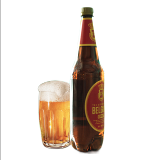 古冠黄啤酒1l2瓶