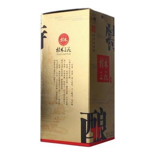 GUILIN SANHUA 桂林三花 水晶 特酿 52%vol 米香型白酒 500ml*6瓶 整箱装