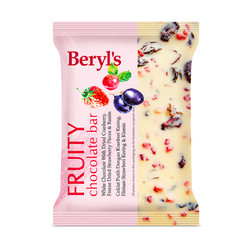 Beryl's 倍乐思 88VIP：马来西亚 倍乐思蔓越莓干 夹心巧克力100g