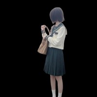 胡桃木JK 松沢高 校供感JK制服 水手服 女士中间服上衣 墨绿奶白 S