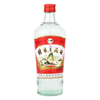 桂林三花 桂林广西三花酒 经典低度白酒 腌肉泡果酒白酒 38%vol 480mL 1瓶