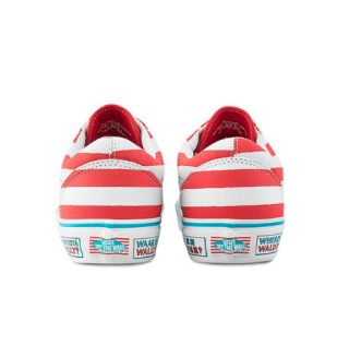 VANS 范斯 CLASSICS经典系列 WHERE’S WALDO联名款 中性运动帆布鞋 VN0A3WKT3UV 红色/白色 42