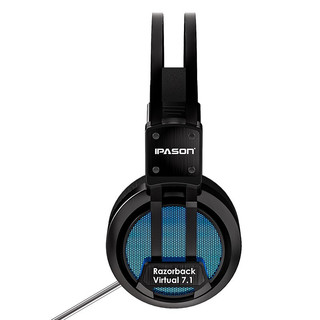 IPASON 攀升 赛点 matchpoint X3 耳罩式头戴式有线耳机 黑色