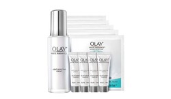 OLAY 玉兰油 OLAY光感小白瓶水感精华液+面膜烟酰胺美白补水保湿护肤套装