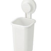 IKEA 宜家 TISKEN 提斯科恩 吸盘牙刷架 白色