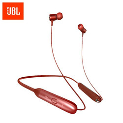 JBL 杰宝 LIVE 220BT颈挂式入耳式无线蓝牙智能耳机 音乐运动耳机 手机通用 宝石红