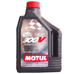 MOTUL 摩特 摩特（MOTUL）300V 酯类全合成机油汽车润滑油 5W-30 2L 养车保养