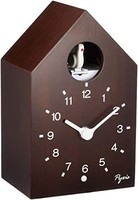 SEIKO 精工 时钟 挂钟 座钟 兼用 模拟 布谷鸟钟 计时 PYXIS 木制 茶色木质 NA609B SEIKO