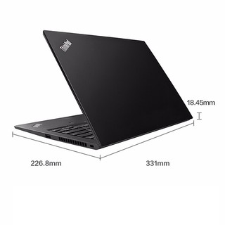 ThinkPad 思考本 T480s 14.0英寸 轻薄本 黑色(酷睿i5-8250U、MX150、8GB、256GB SSD、1080P、20L7002LCD)