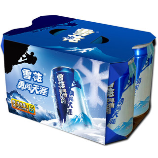 SNOWBEER 雪花 勇闯天涯 啤酒 330ml*6听