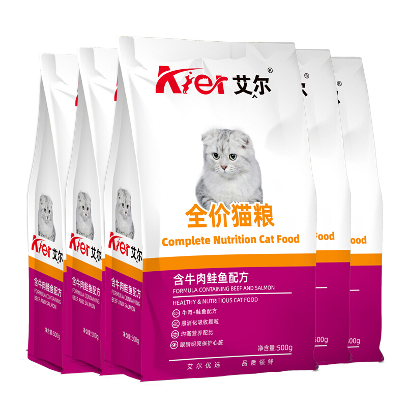 Aier 艾尔 牛肉鲑鱼全阶段猫粮