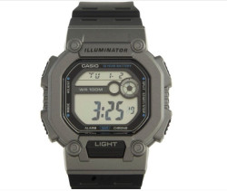 Casio W-737H-1A2VCF - Orologio Sportivo Uomo Donna 100m LED Cronometro Doppio Fuso Orario