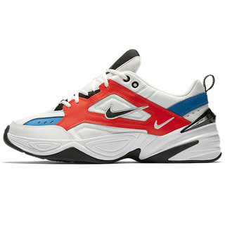 NIKE 耐克 M2K Tekno 男子跑鞋 AV4789-100 白橙蓝 41