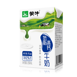 MENGNIU 蒙牛 低脂高钙牛奶 250ml*16盒