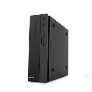 Hasee 神舟 新瑞X20-10180S5W 台式机 黑色(酷睿i3-10100、核芯显卡、8GB、256GB SSD+1TB HDD)