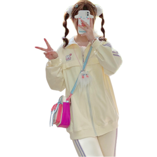 小乔酱软萌兔联名款jk制服女士运动服紫色s 报价价格评测怎么样 什么值得买
