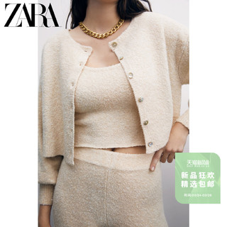ZARA 欧阳娜娜同款 女士针织开衫外套 02142192712